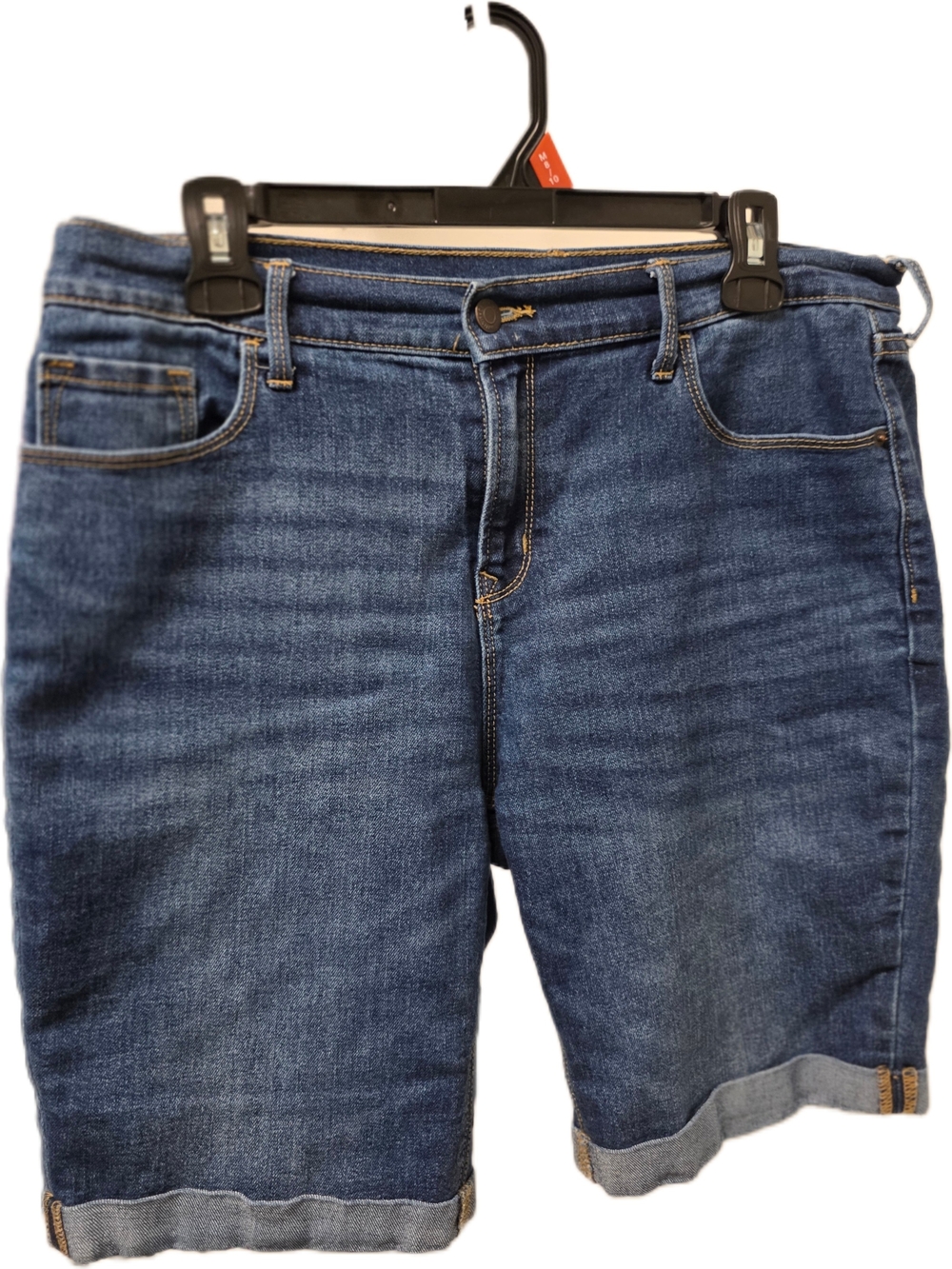 Old Navy Dark Blue Boyfriend Denim Bermuda Shorts